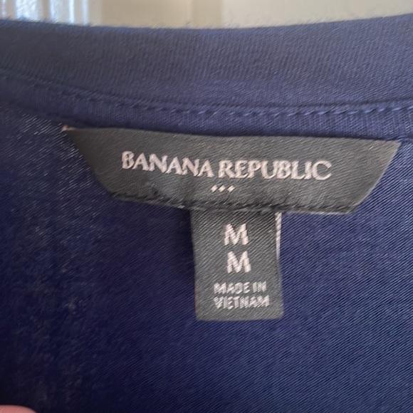Banana Republic Navy Blue t-shirt type dress. Size medium - Picture 5 of 7